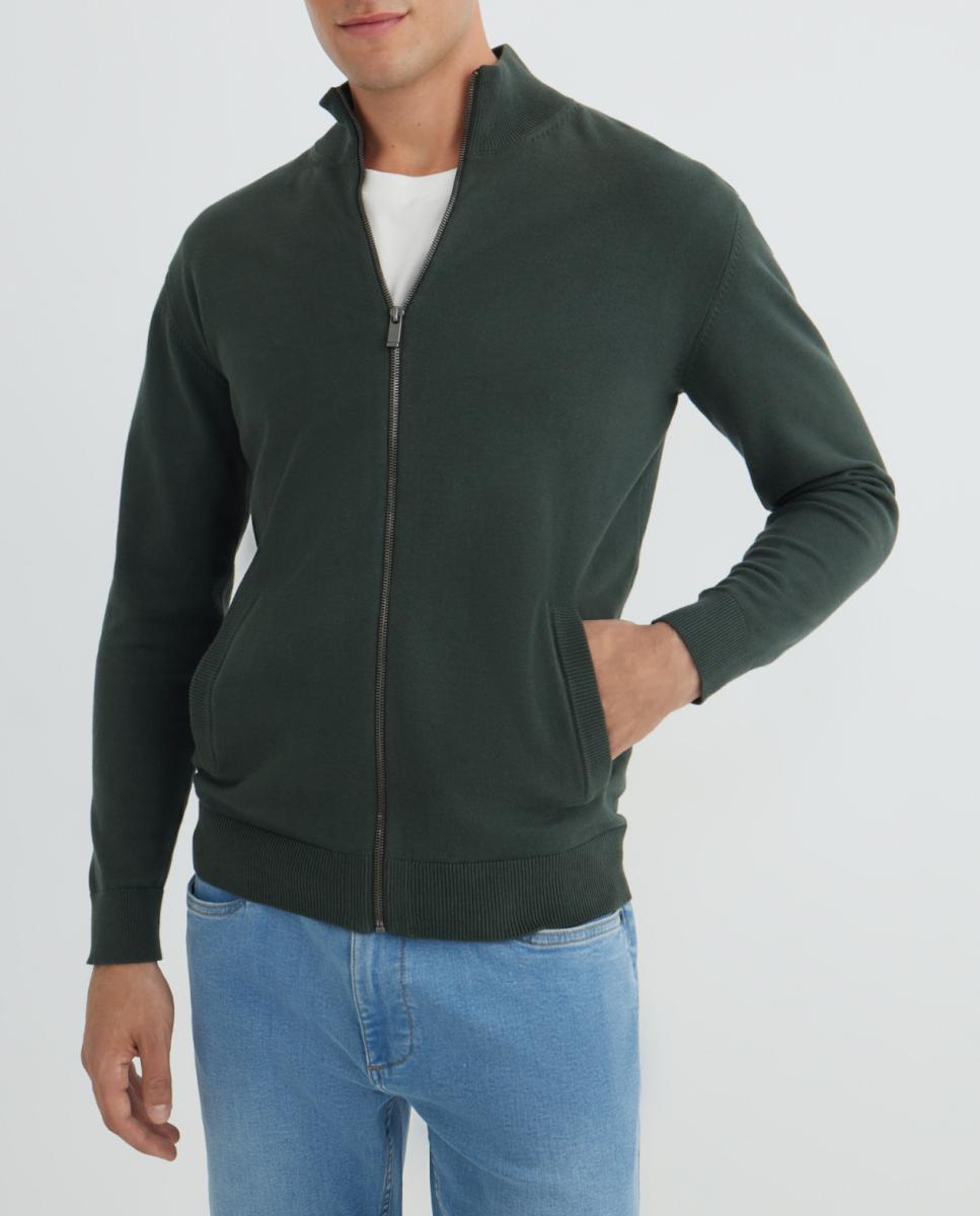 Imagen 0 de Chaqueta de hombre cremallera lisa 100% Algodón