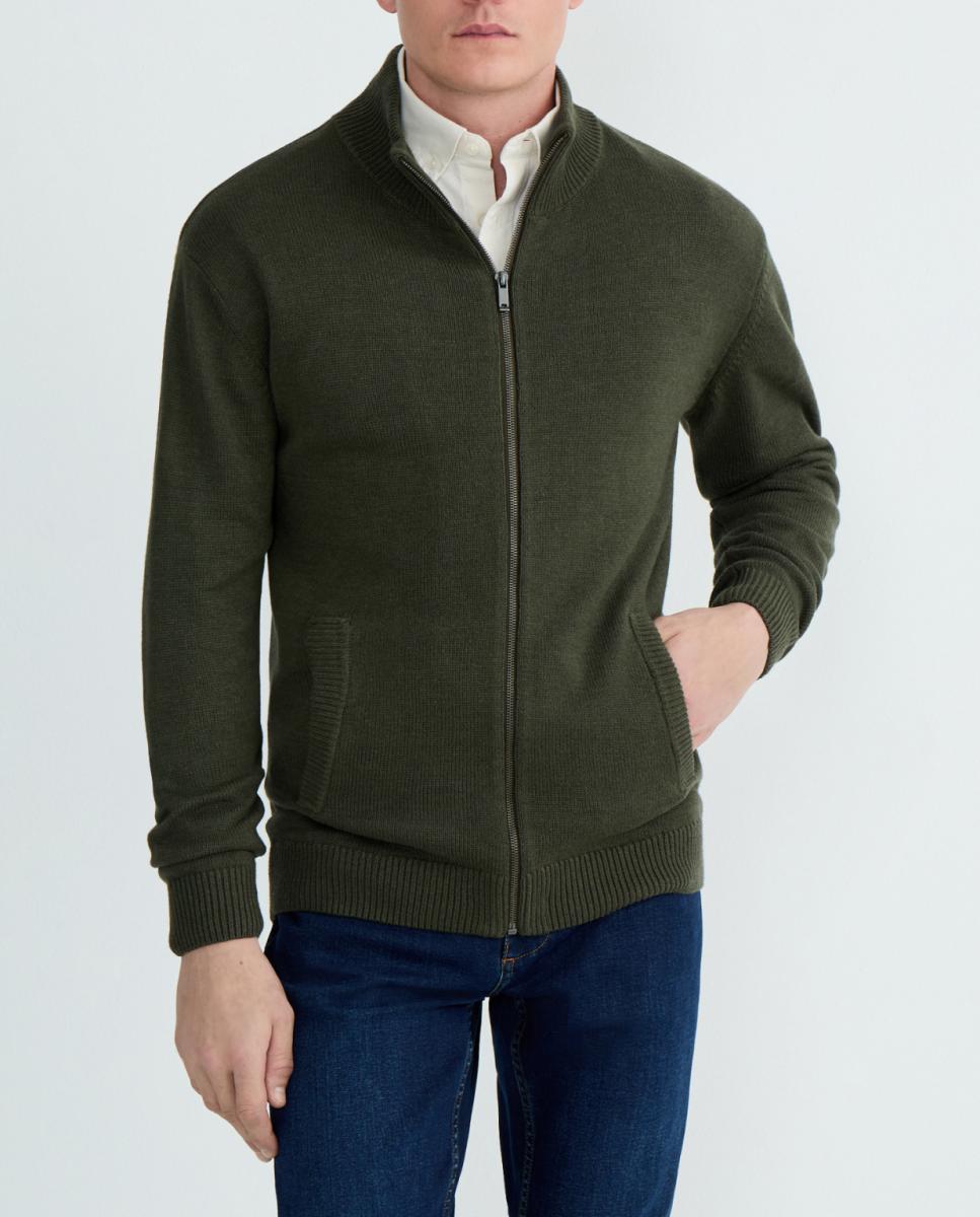 Imagen 0 de Chaqueta de hombre cremallera lisa Cotton Acrilico