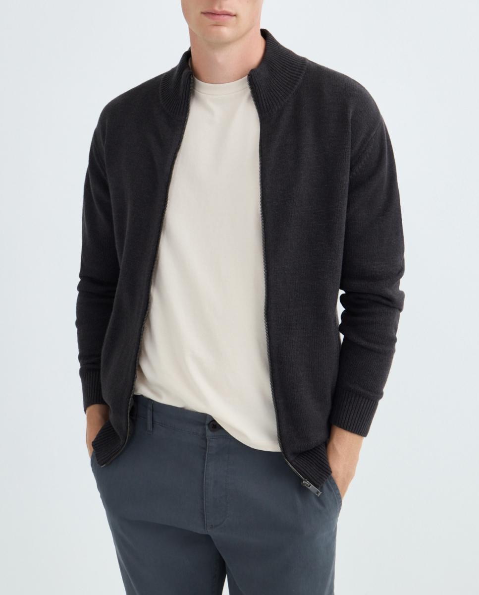 Imagen 0 de Chaqueta de hombre cremallera lisa Cotton Acrilico