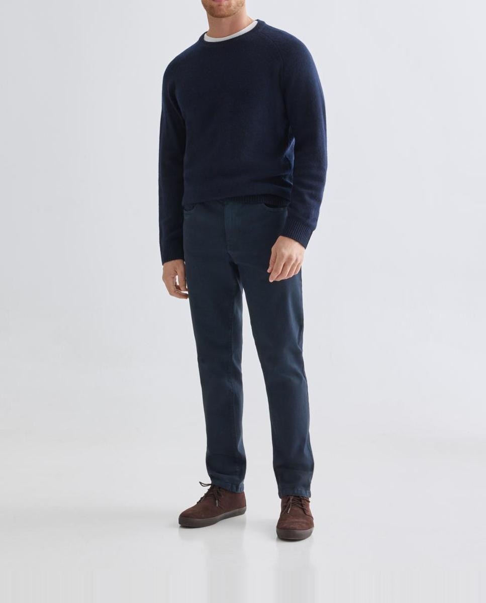 Imagen 0 de Pantalón hombre cinco bolsillos efecto lavado slim fit