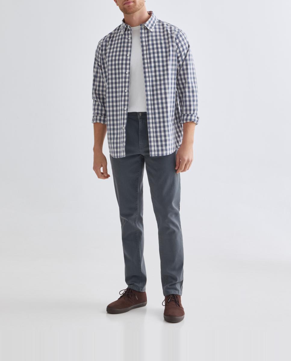 Imagen 0 de Pantalón hombre cinco bolsillos efecto lavado slim fit