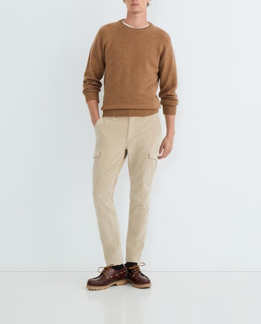 Imagen 0 de Pantalón hombre chino cargo pana