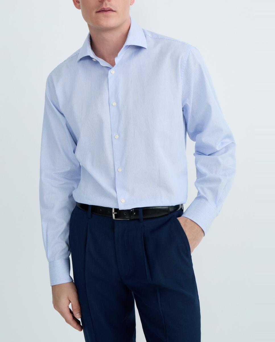 Imagen 0 de Camisa vestir hombre rayas regular fit