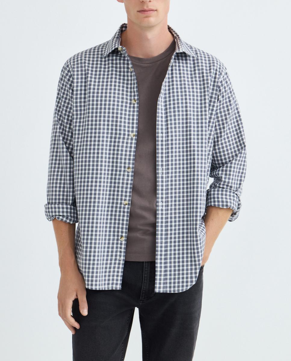 Imagen 0 de Camisa sport hombre sarga cuadros