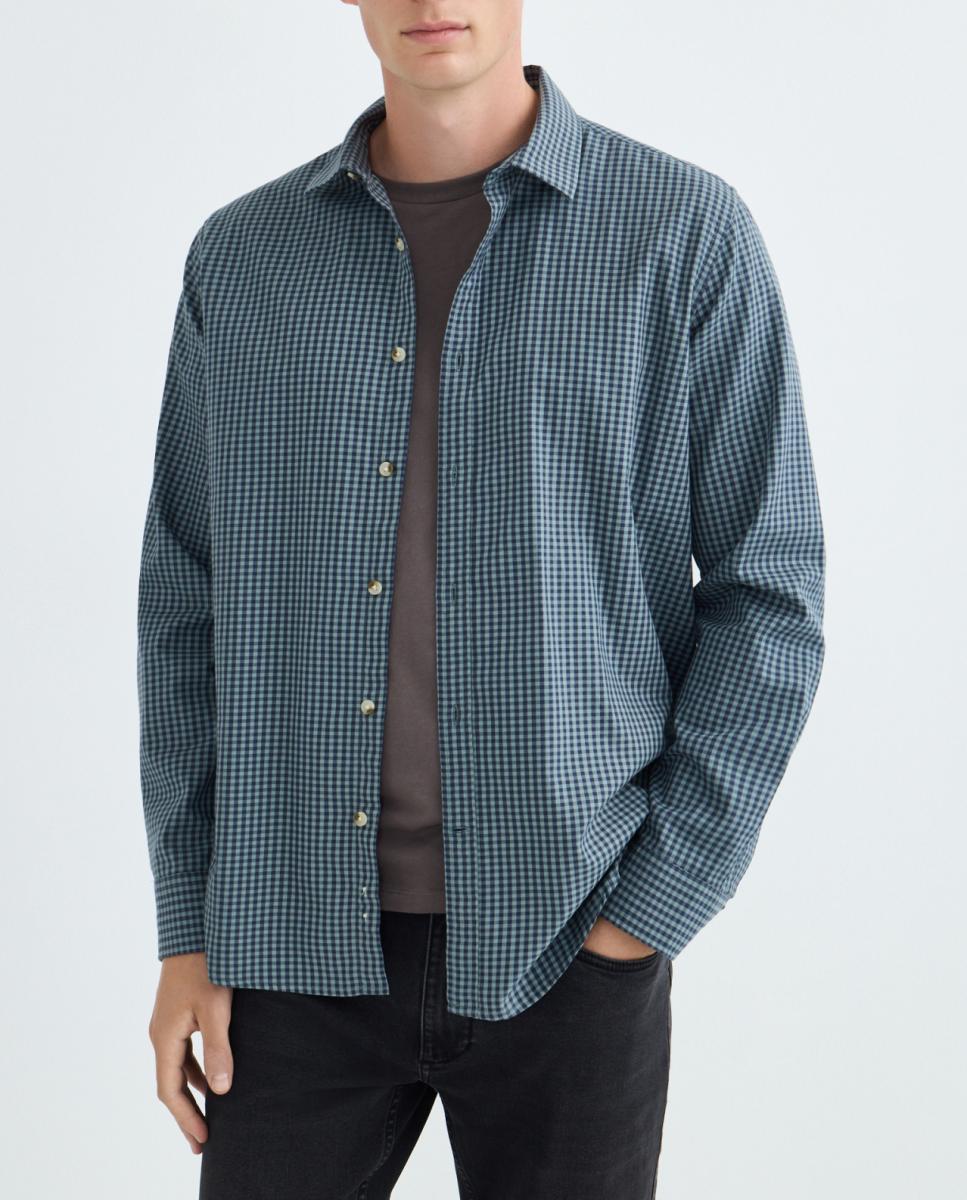Imagen 0 de Camisa sport hombre sarga cuadros