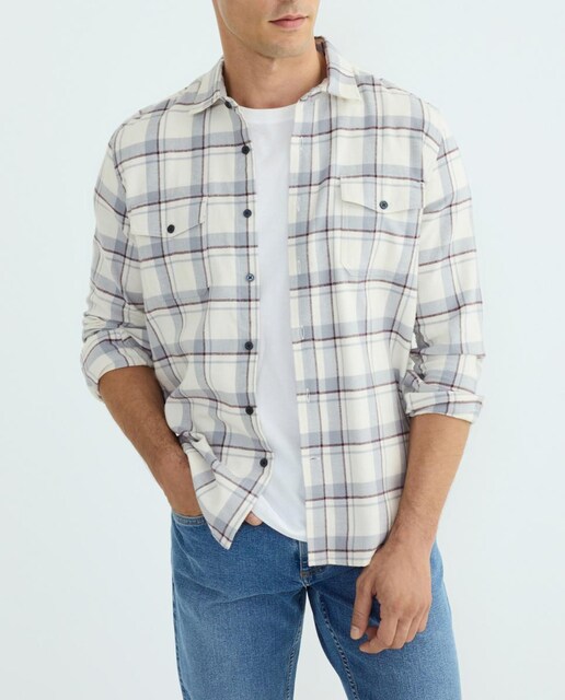 Imagen 0 de Camisa sport hombre cuadro leñador