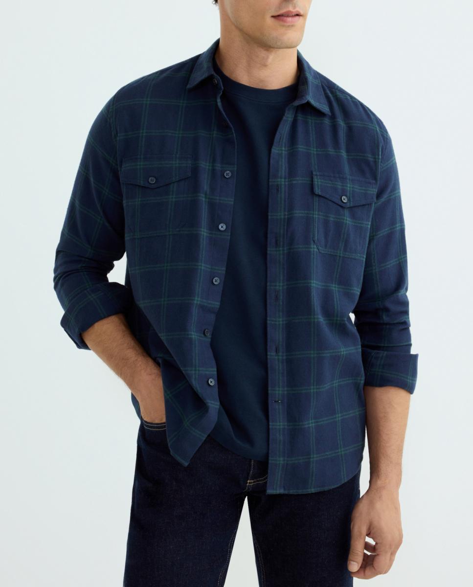 Imagen 0 de Camisa sport hombre cuadro leñador