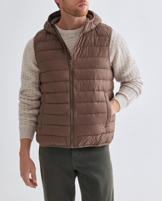 Imagen 0 de Chaleco hombre ultraligero con capucha con relleno reciclado