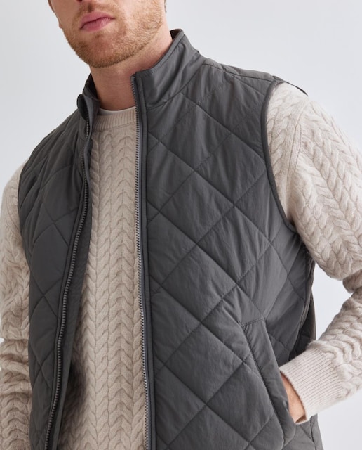 Imagen 0 de Chaleco hombre acolchado rombos reciclado