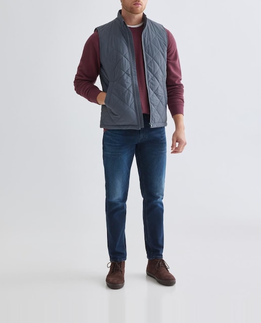 Imagen 0 de Chaleco hombre acolchado rombos reciclado