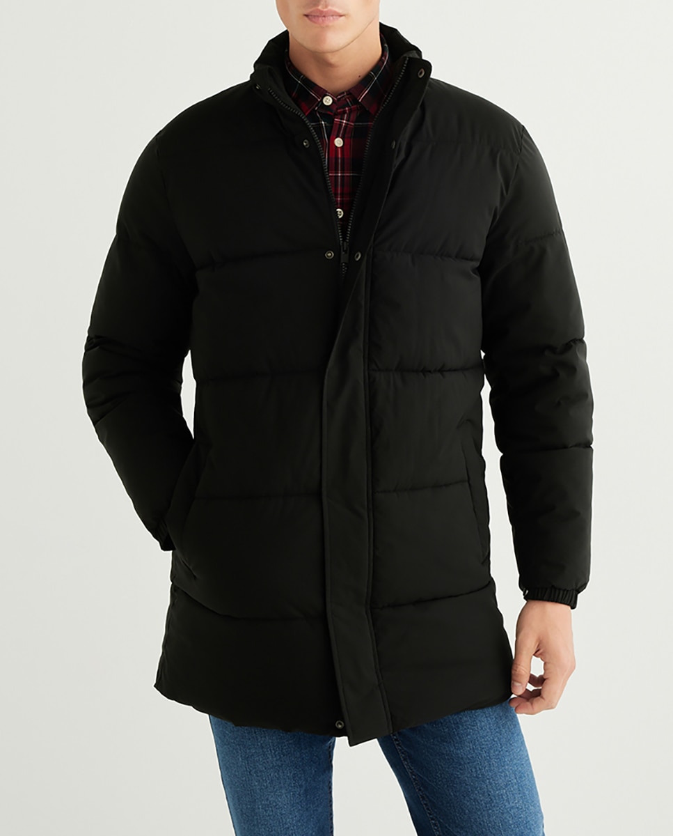 Imagen 0 de Parka acolchada de hombre con bolsillos laterales