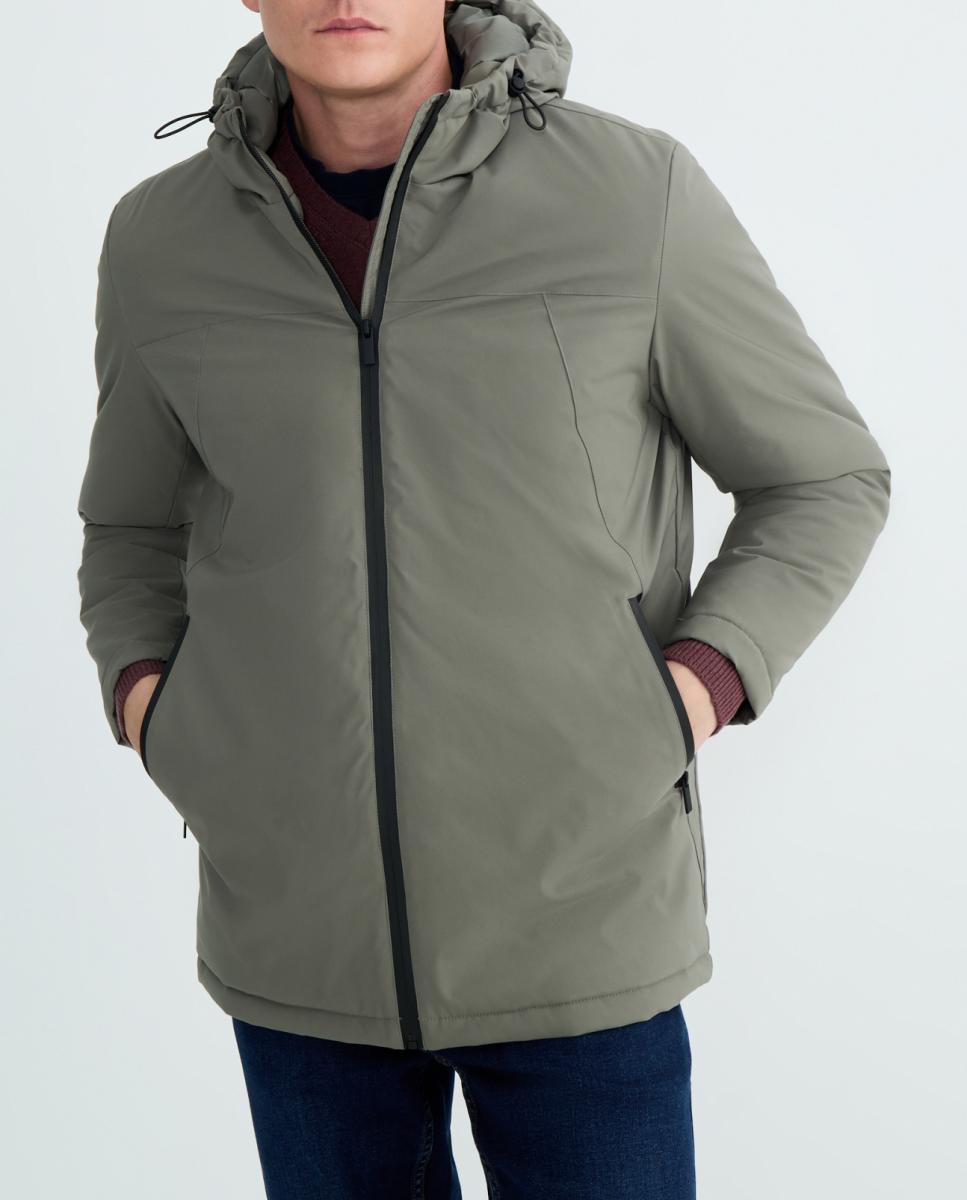 Imagen 0 de Parka hombre larga con capucha