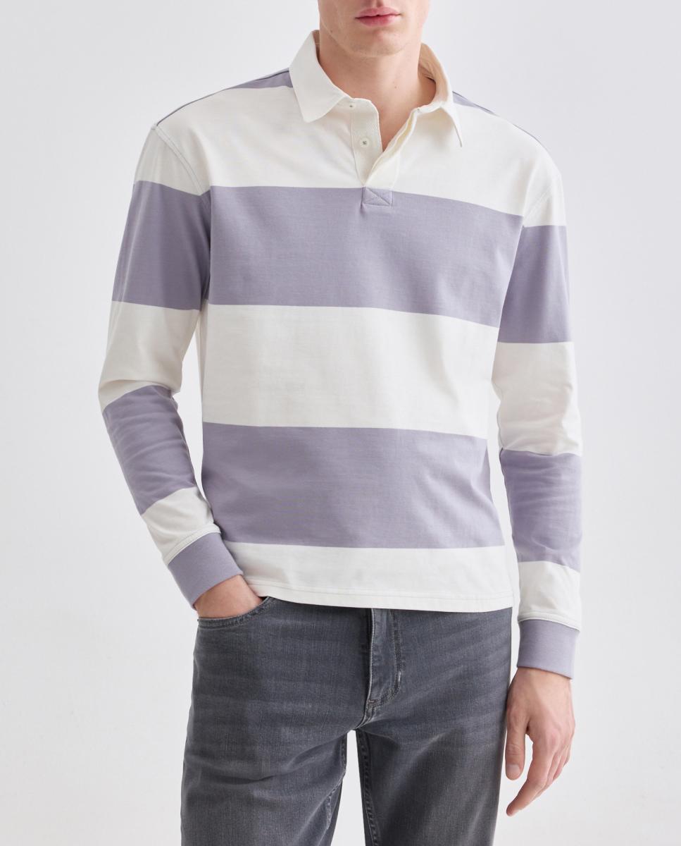 Imagen 0 de Polo de hombre rugby rayas anchas