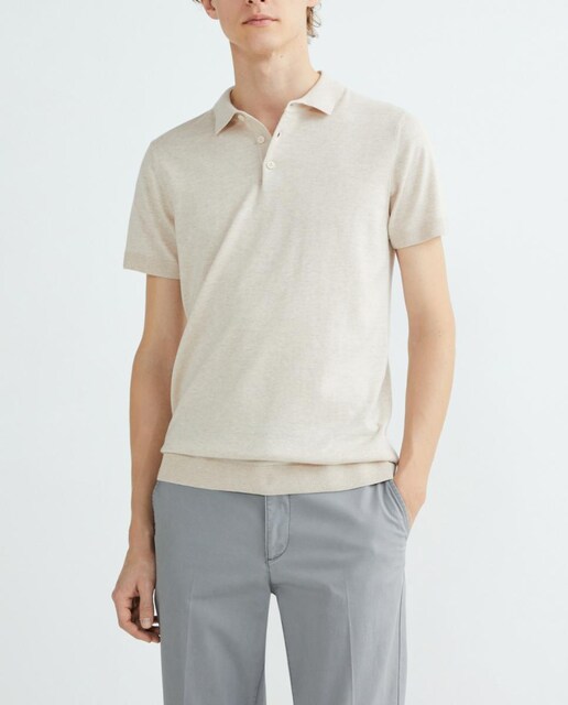 Imagen 0 de Polo de hombre manga corta tricot liso