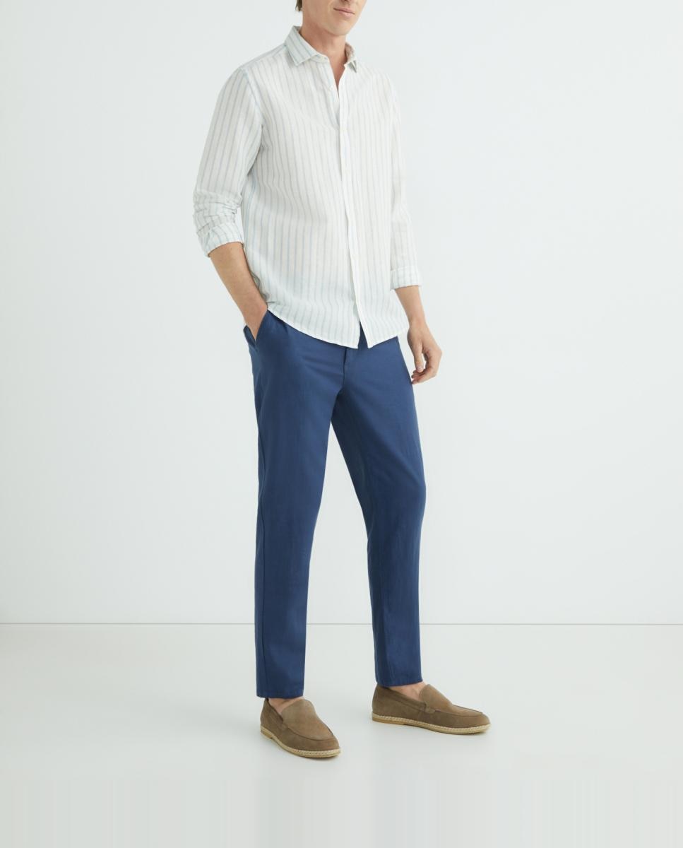 Imagen 0 de Pantalón jogger de hombre con lino