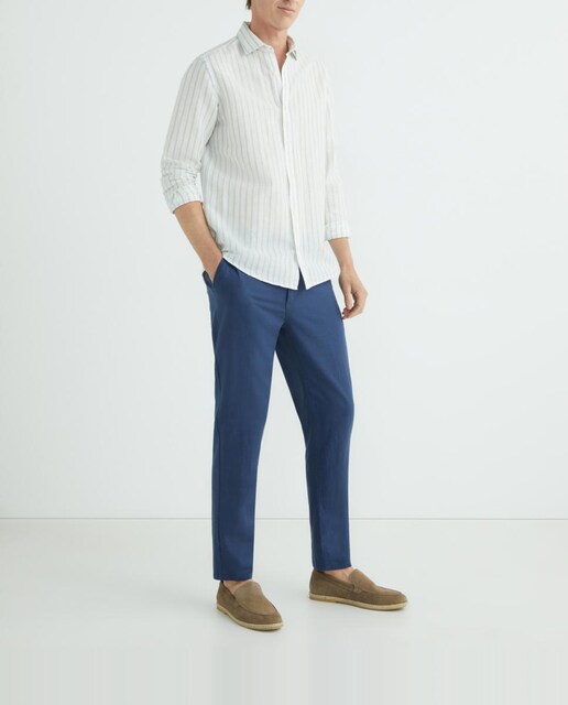 Imagen 0 de Pantalón jogger de hombre con lino