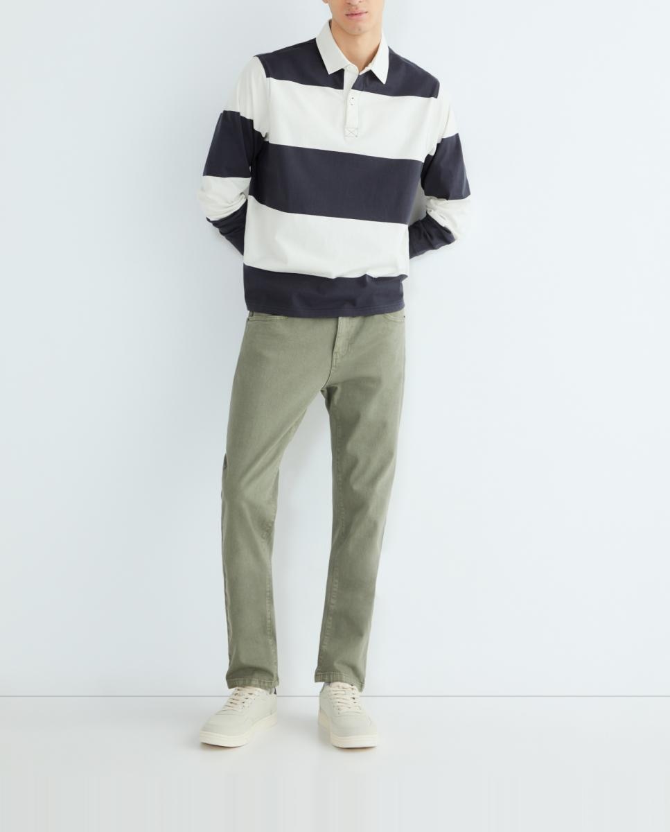 Imagen 0 de Pantalón de hombre cinco bolsillos lavado slim fit