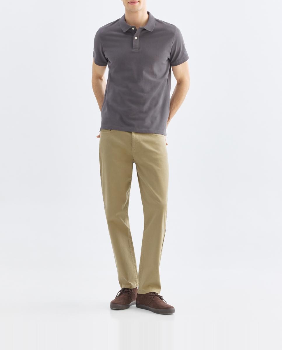 Imagen 0 de Pantalón hombre cinco bolsillos lavado regular fit