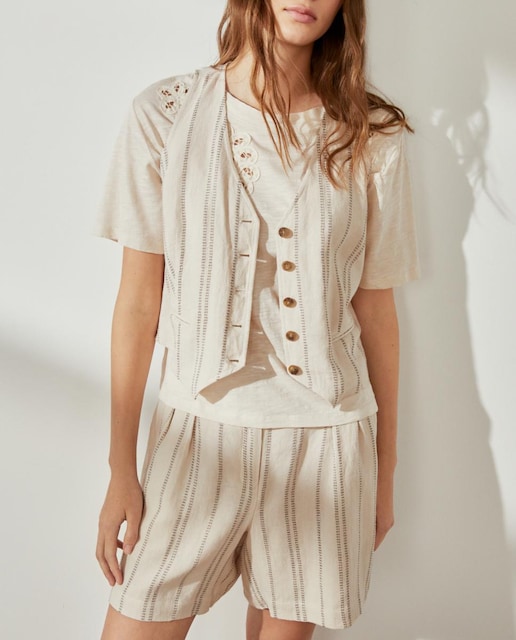 Imagen 0 de Chaleco de vestir de mujer estampado