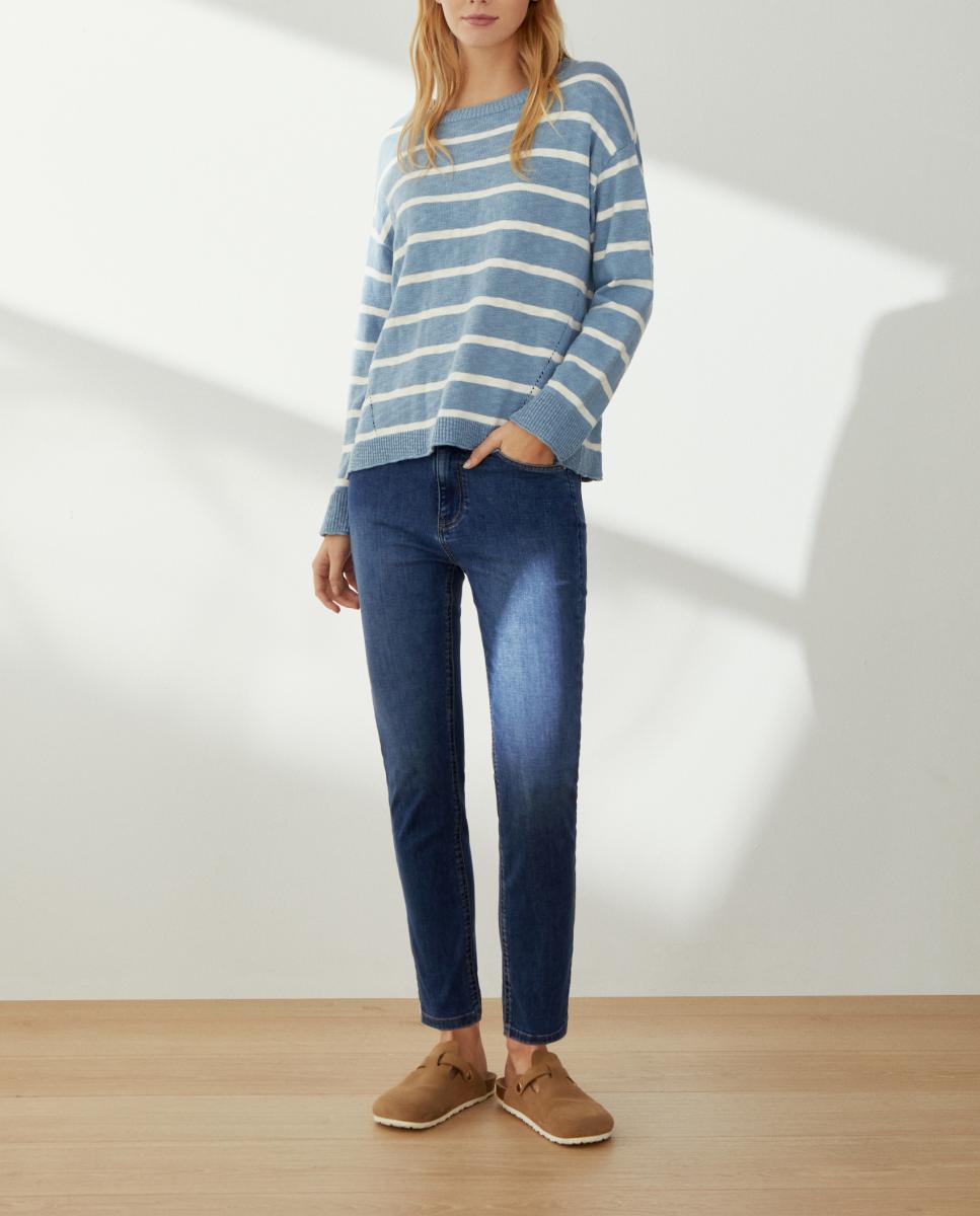 Imagen 0 de Pantalón vaquero de mujer capri