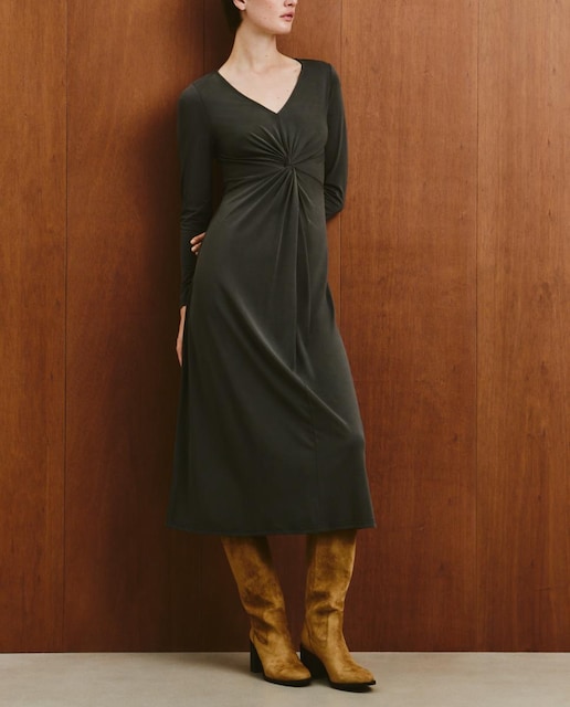Imagen 0 de Vestido largo liso de mujer