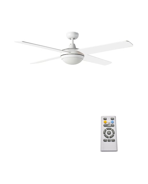 Imagen 0 de Ventilador de techo blanco de madera con luz LED y Motor DC Dominicana El Corte Inglés