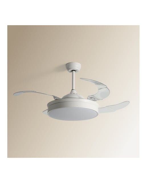 Imagen 0 de Ventilador de techo con luz LED y Motor DC Soller blanco El Corte Inglés