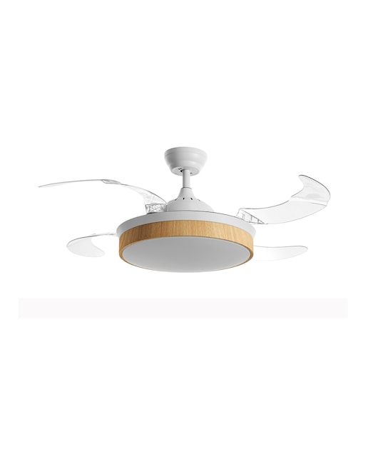 Imagen 0 de Ventilador de techo con luz LED y Motor DC Soller madera El Corte Inglés