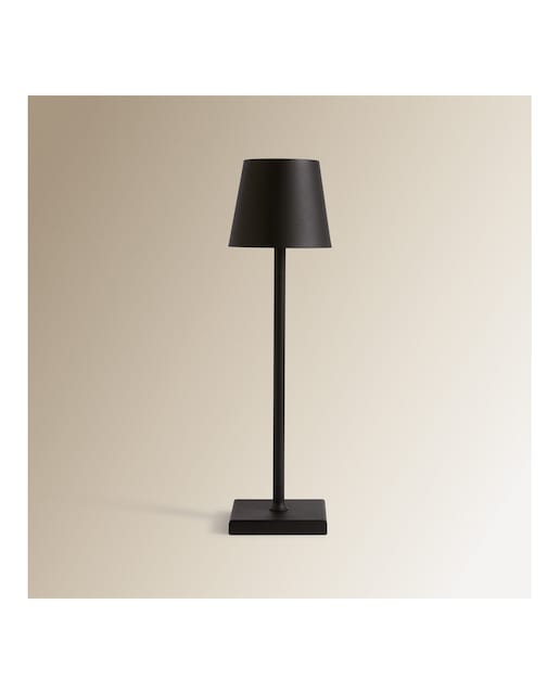 Imagen 0 de Lámpara de mesa exterior con LED integrado Sol negra El Corte Inglés