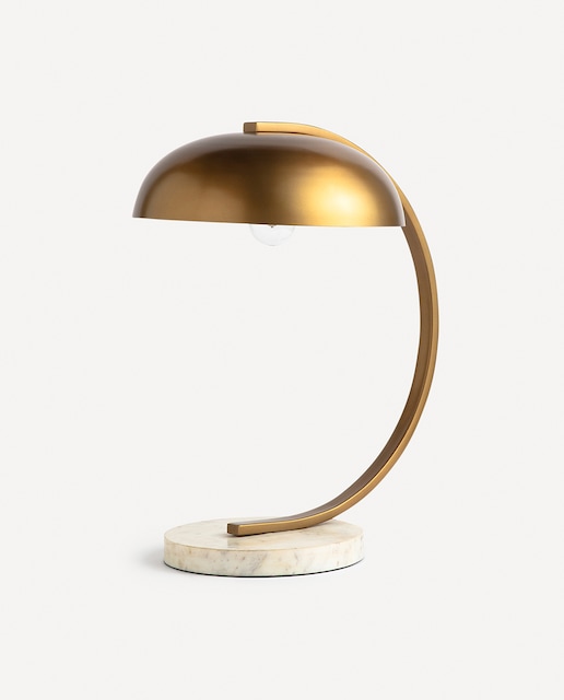 Imagen 0 de Lámpara de mesa de metal y mármol Alina Room - El Corte Inglés