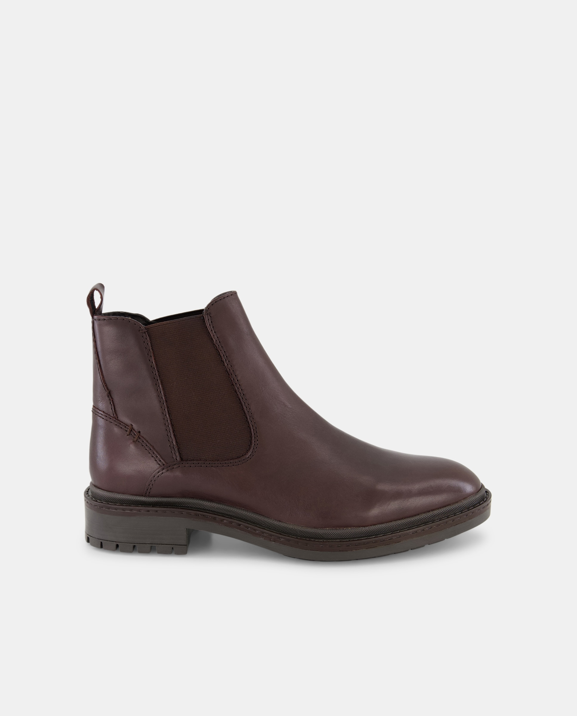 Imagen 0 de Bota chelsea de hombre de piel con piso de goma