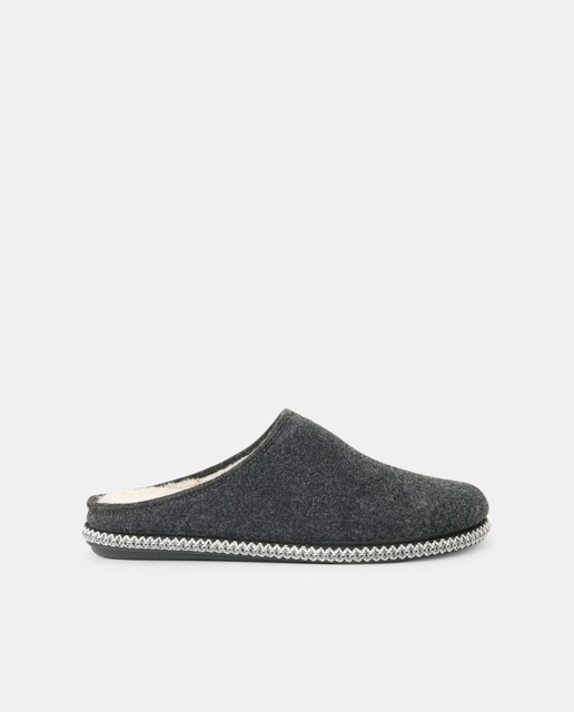 Imagen 0 de Zapatilla abierta fieltro con piso de goma