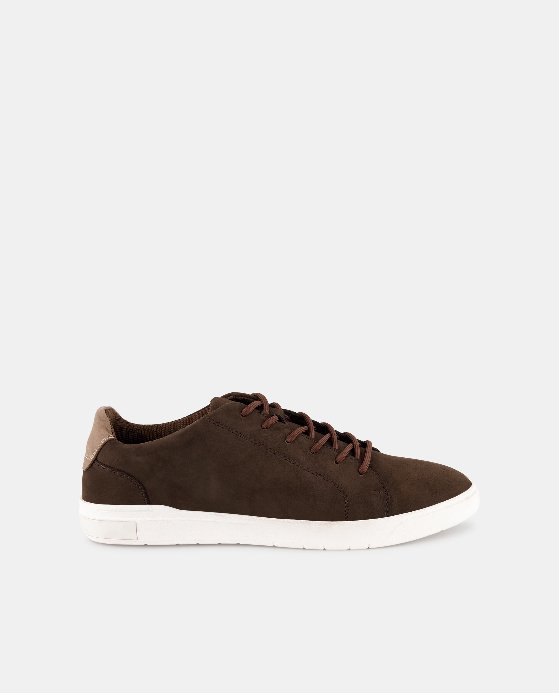 Imagen 0 de Zapato casual cordones piel nobuck con piso de goma