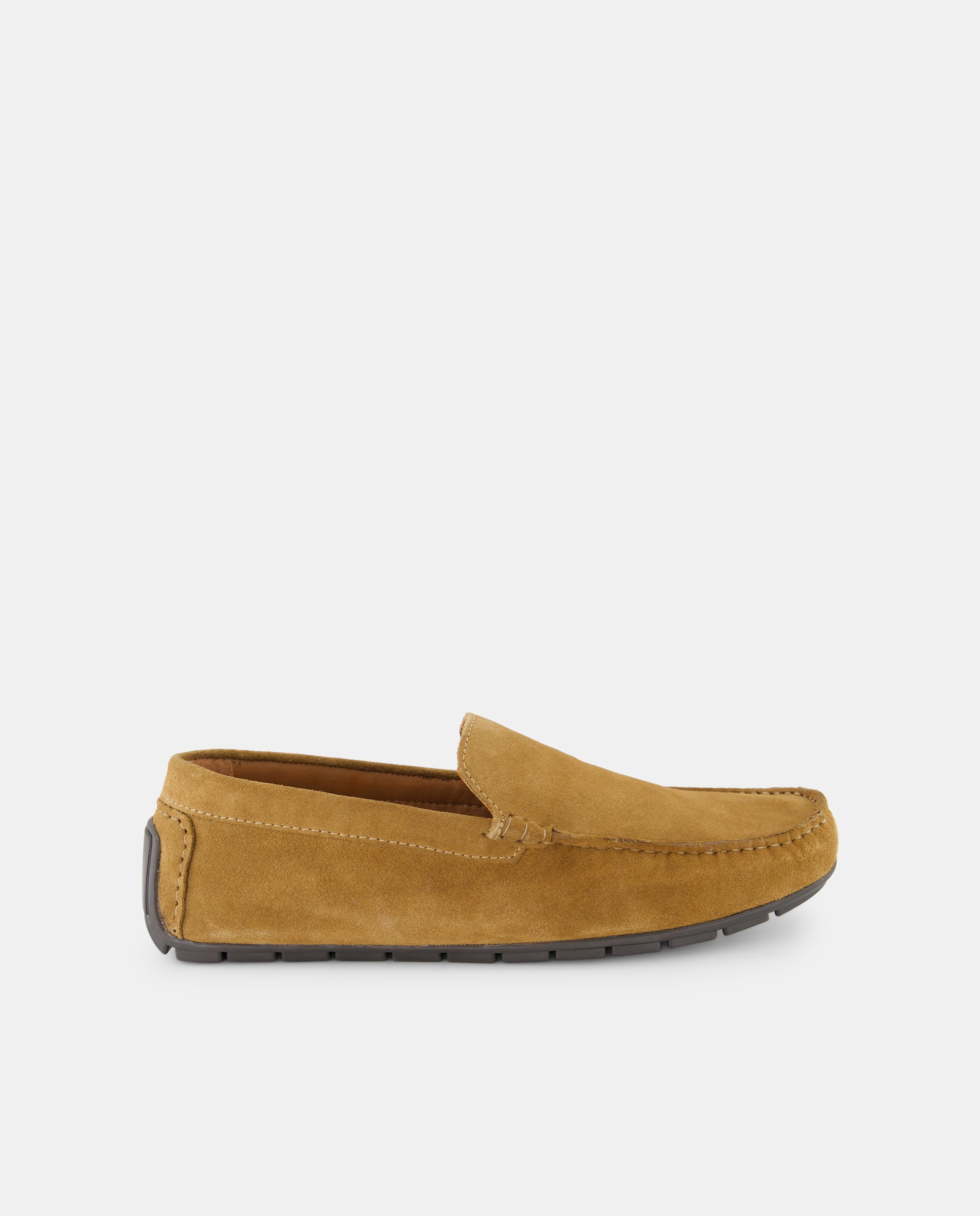Imagen 0 de Mocasín de hombre de serraje con piso de goma