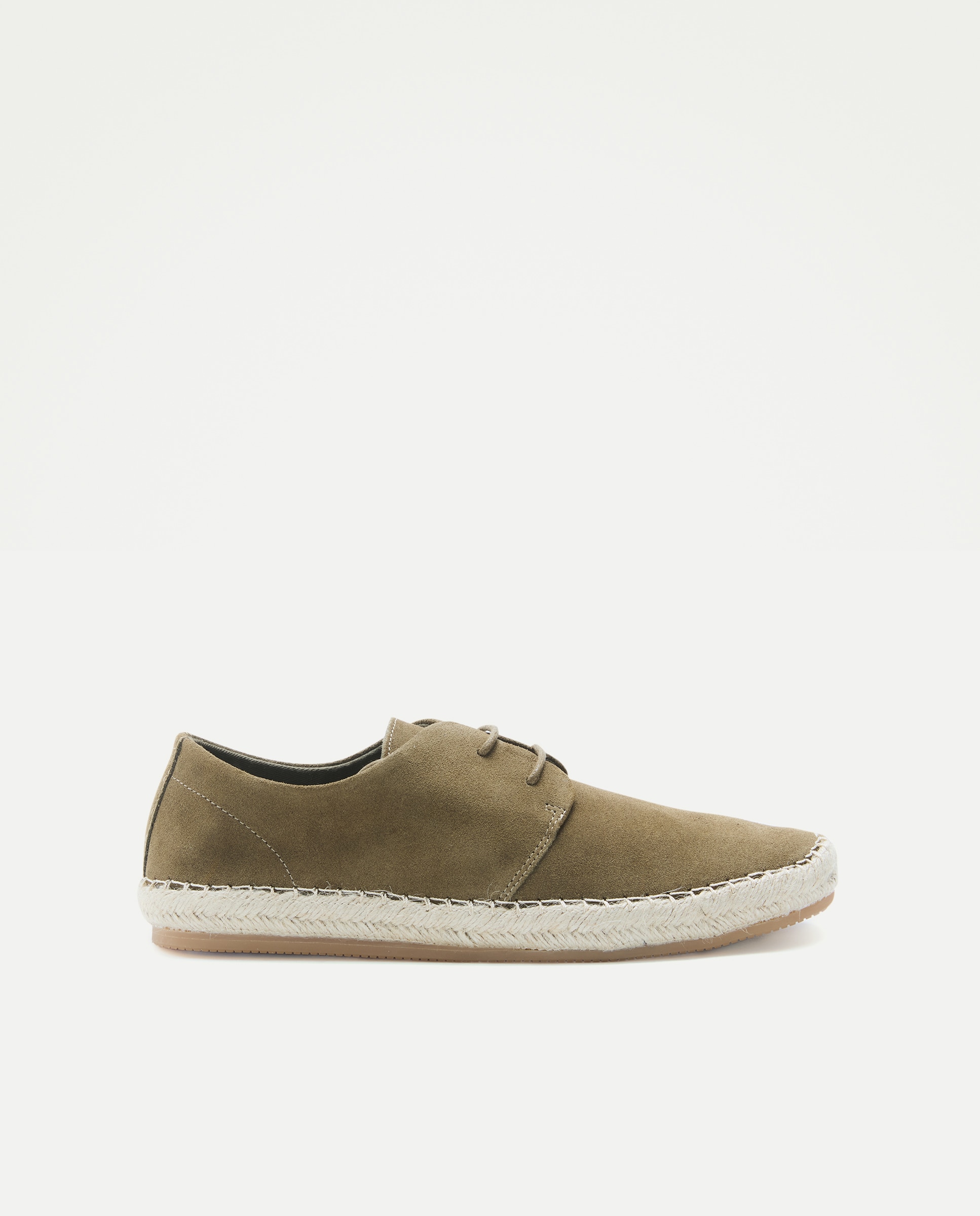 Imagen 0 de Zapato cordones de hombre de serraje con piso de goma y yute