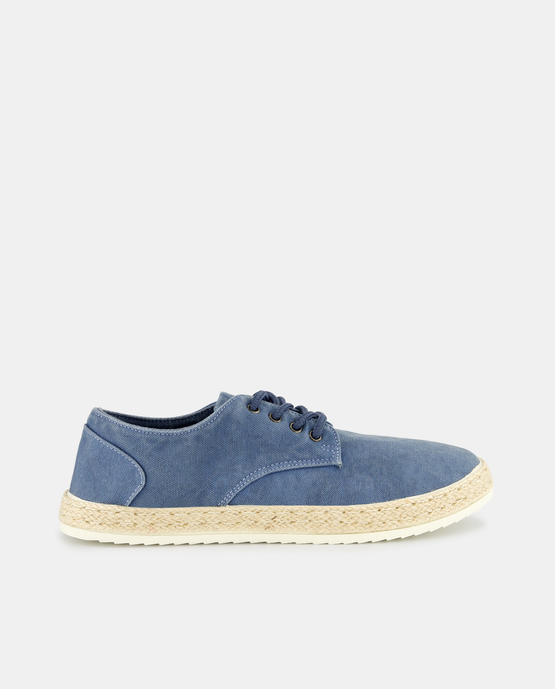 Imagen 0 de Zapato lona lavada con piso de goma y bandeleta de yute
