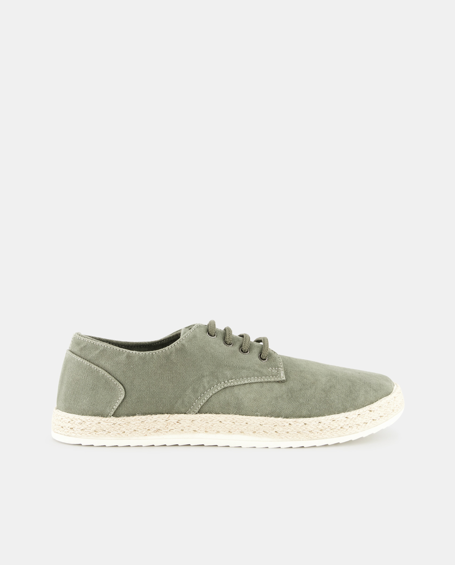 Imagen 0 de Zapato lona lavada con piso de goma y bandeleta de yute