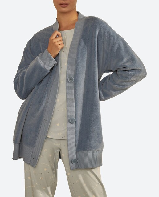 Imagen 0 de Bata cárdigan botones de mujer