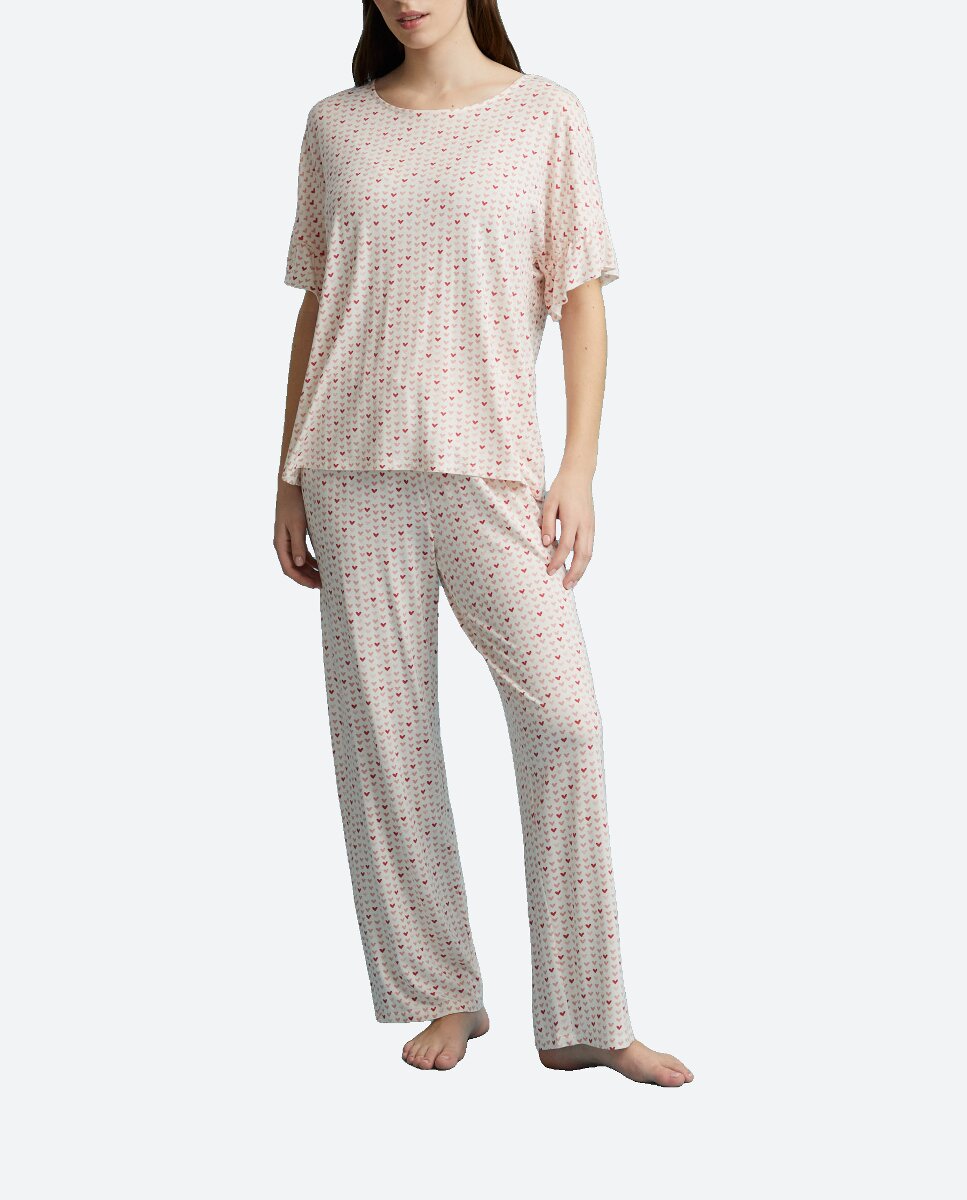 Imagen 0 de Pijama de mujer de pantalón largo y manga corta