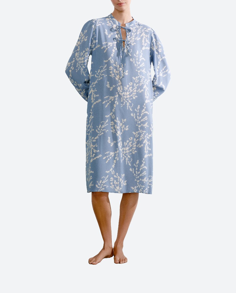 Imagen 0 de Camisón camisero con cierre lazos