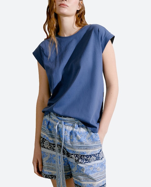 Imagen 0 de Camiseta de Pijama de mujer lisa manga caida