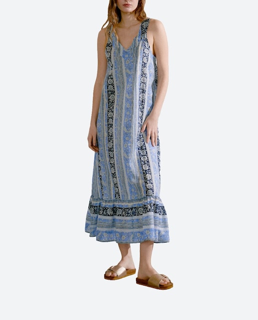 Imagen 0 de Vestido escote pico estampado pathwor