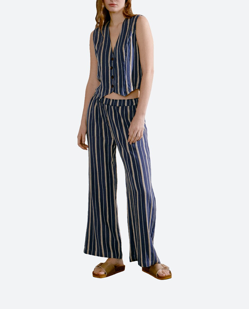 Imagen 0 de Pantalón bolsillos rayas