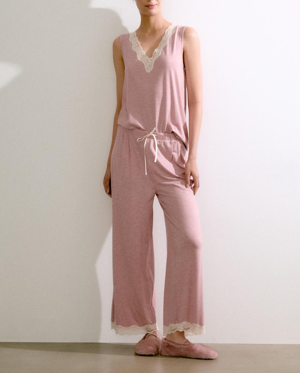 Imagen 0 de Pantalón recto de mujer homewear