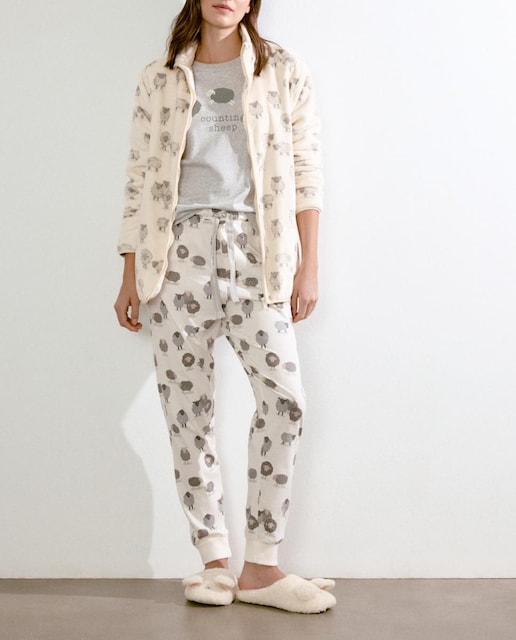 Imagen 0 de Camiseta de pijama de mujer manga larga