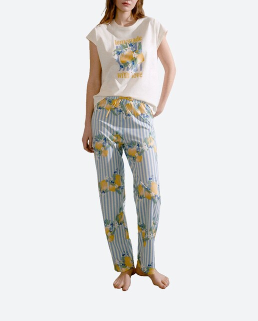 Imagen 0 de Pantalón largo estampado de mujer