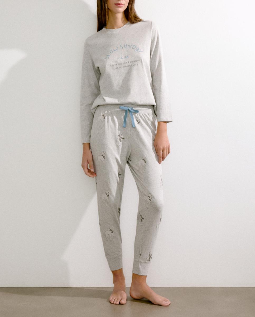 Imagen 0 de Pantalón de pijama de mujer con estampado