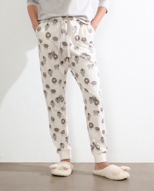 Imagen 0 de Pantalón de pijama de mujer con puño