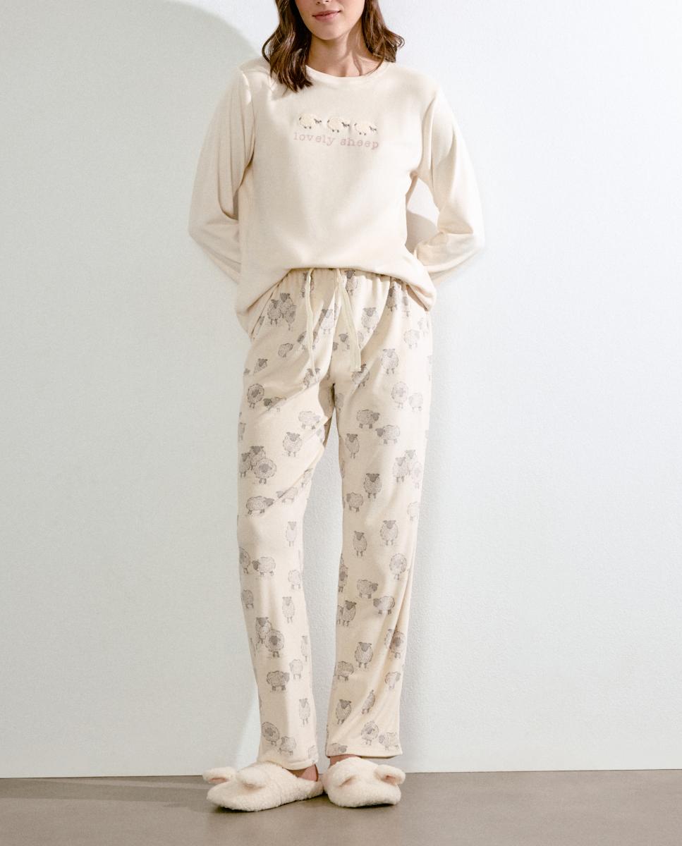 Imagen 0 de Pantalón de pijama de mujer estampado.