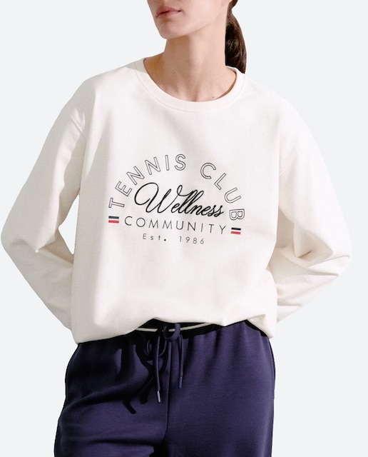 Imagen 0 de Sudadera de mujer con cuello redondo